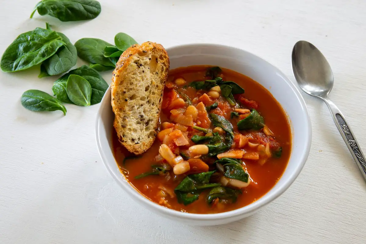 Easy Recipe For Tuscan White Bean Soup (Healthy!)