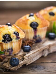 Tasty And Healthy Blueberry Oat Muffins