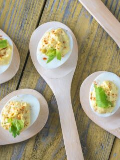 The Best Paleo Spicy Ranch Deviled Eggs