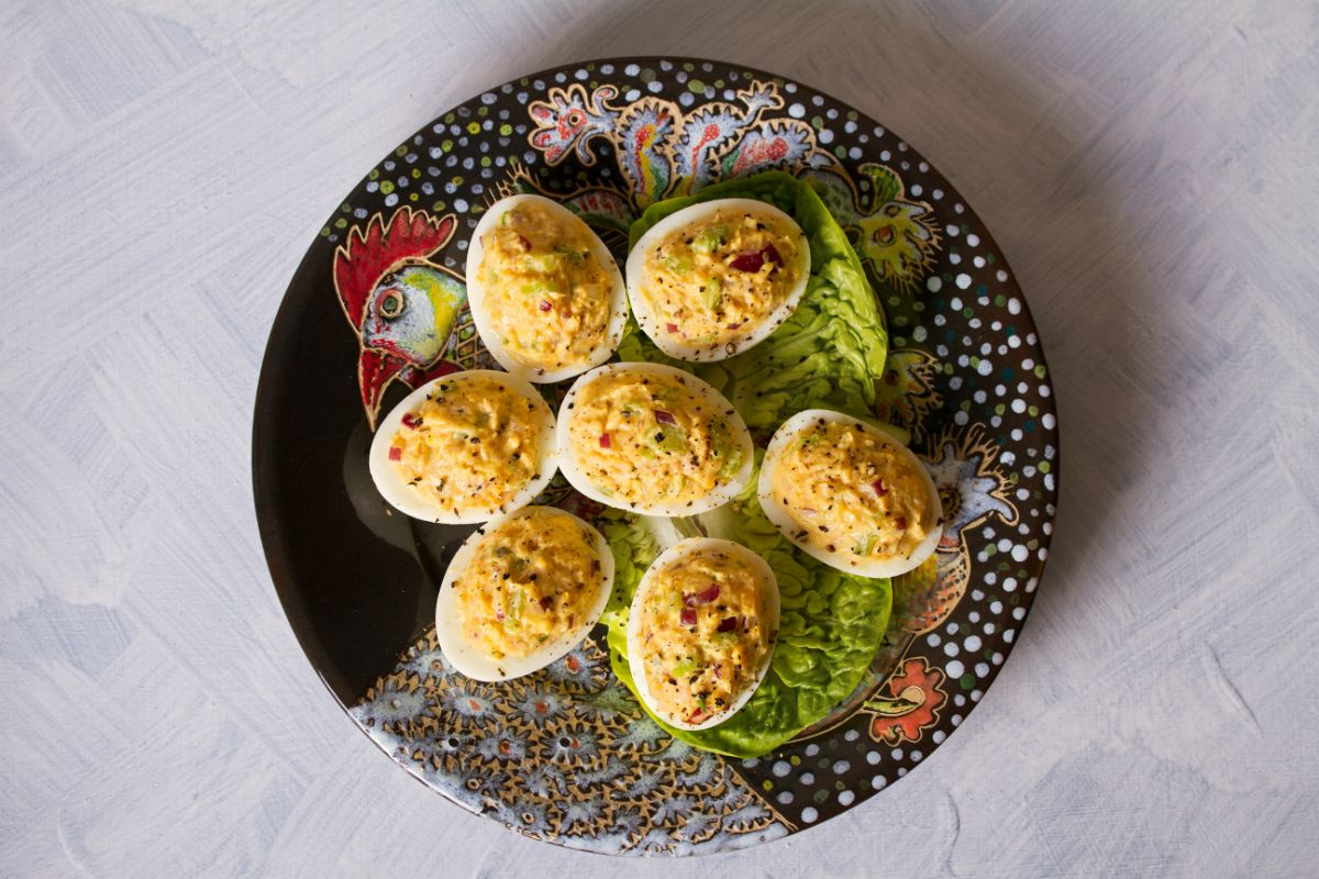 The Best Paleo Spicy Ranch Deviled Eggs
