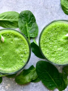 How To Make A Paleo Apple, Cucumber, And Spinach Green Smoothie