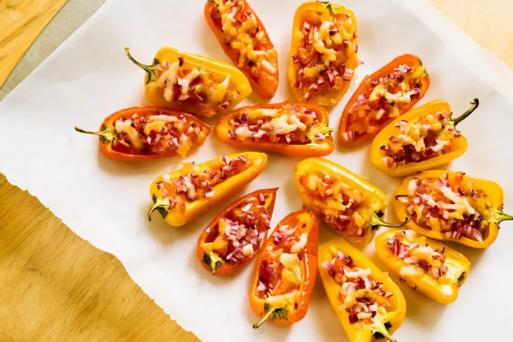 How To Make Delicious Paleo Roasted Mini Pepper BBQ Chicken Bites