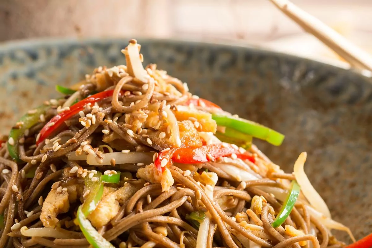 Quick And Easy Sesame Ginger Noodles